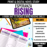 Esperanza Rising Book Unit: Hybrid Novel Comprehension & V