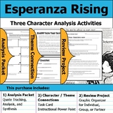 Esperanza Rising - Character Analysis Packet, Theme Connec