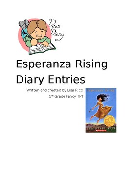 Preview of Esperanza Rising Diary Entries