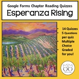 Esperanza Rising Editable Chapter Reading Quizzes Using Go