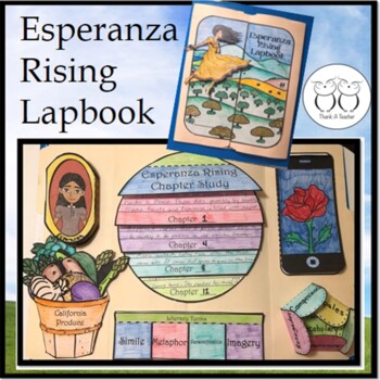 Preview of Esperanza Rising Lapbook Interactive Activity