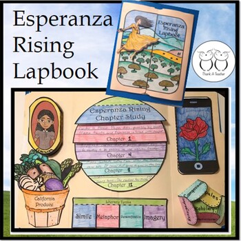Preview of Esperanza Rising Lapbook Reading Project for Google