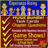 Esperanza Rising NOVEL STUDY Bundle Activities Tests Printable AND Google Forms