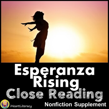 Preview of Esperanza Rising Novel Study Supplement - Nonfiction Close Reading Passages