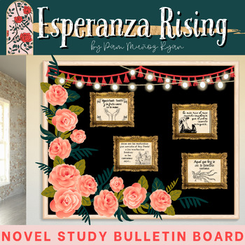 Preview of Esperanza Rising | Novel Study Bulletin Board