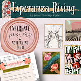 Esperanza Rising | Novel Study Inference Posters + Notetak