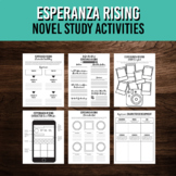 Esperanza Rising Novel Study Printables | Pam Muñoz Ryan