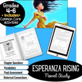 Esperanza Rising Novel Study Common Core Activities Google