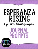 Esperanza Rising by Pam Munoz Ryan:  13 Journal Prompts