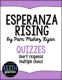 Esperanza Rising by Pam Munoz Ryan:  13 Quizzes