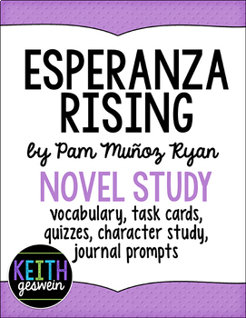 Preview of Esperanza Rising Novel Study Bundle