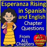 Esperanza Rising in Spanish AND English - Chapter Question