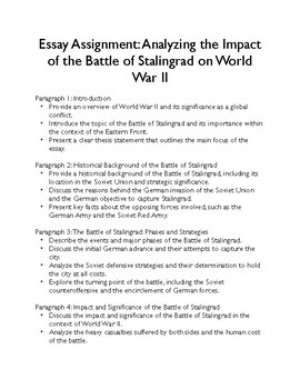 essay on the battle of stalingrad