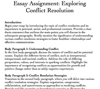 workplace conflict resolution essay