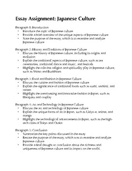 titles for japanese culture essay