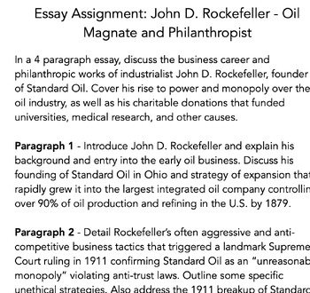 jd rockefeller essay