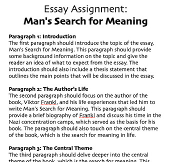 assignment for meaning