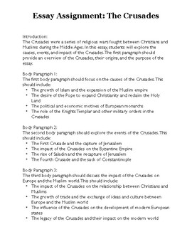 essay on crusades