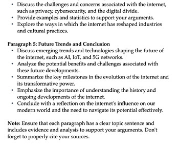 evolution of internet assignment