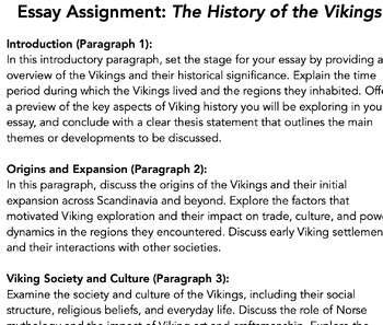 essay about vikings