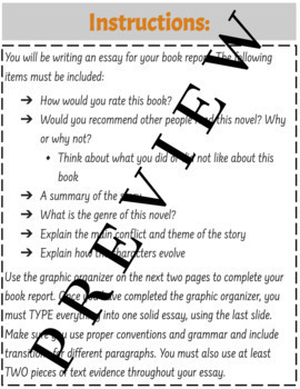 essay topics for book report