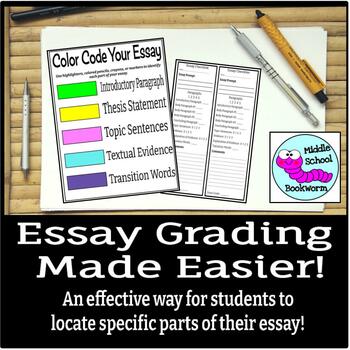 Preview of Essay Grading Made Easier