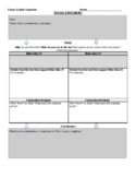 Essay Graphic Organizer - 2 Main Points