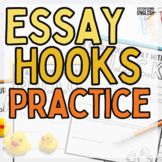 Essay Hooks Writing Practice for Middle School