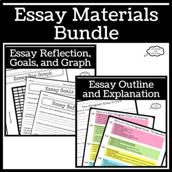 Preview of Essay Materials Bundle
