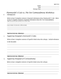 Essay Outline Comparing Hammurabi's Code to the Ten Commandments
