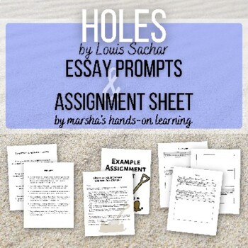 holes essay writing prompts