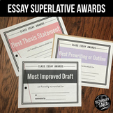 Essay Awards: 50 Certificates for Writing in Secondary ELA