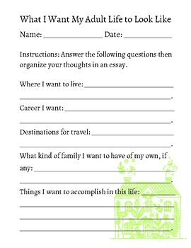 Essay Template by Fierce Flower | TPT