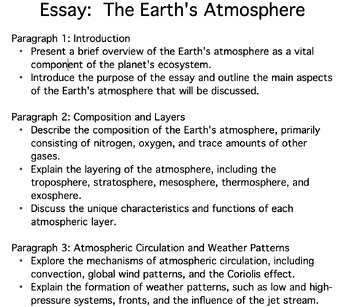 importance of the atmosphere argumentative essay grade 10