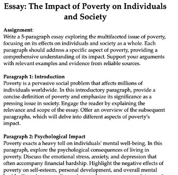 poverty around the world essay