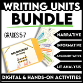 Writing Units Grade 5 & 6 Narrative Informative Argumentat
