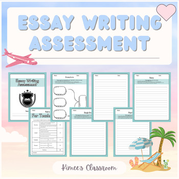 Preview of Essay Writing Assessment | End of the Year Writing Test Prep | 1st -5th Grade