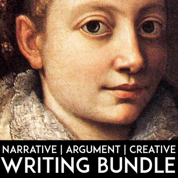 Preview of Writing Bundle: Argument Writing, Narrative Writing, Prompts, Lessons, Rubrics