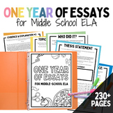 Essay Writing for Middle School | Full Year