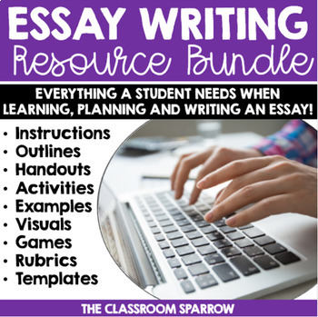 Preview of Essay Writing Resources BUNDLE