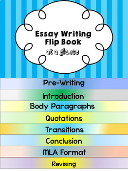 Essay Writing Flip Book by Teaching Made Easy123 | TpT