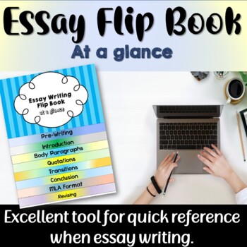 Preview of Essay Writing Flip Book