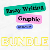 Essay Writing Graphic Organizer Bundle with Bonus Rubric a