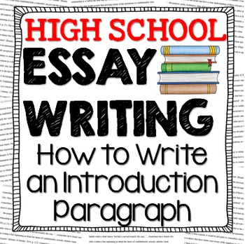 Preview of How to Write an Essay Introduction Paragraph Lesson