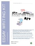 Essay Writing Kit, Printable - tips, tools, how to write an essay