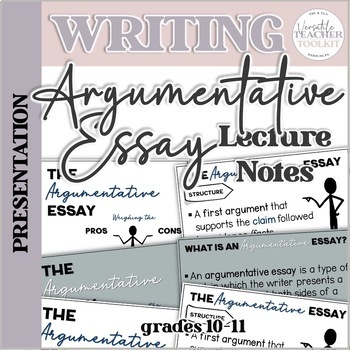 essay writing lecture notes