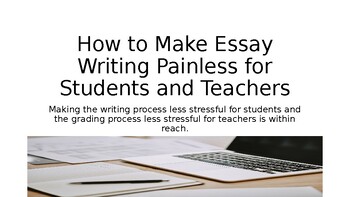 Preview of Essay Writing Made Easy