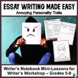 Essay Writing Made Easy: Annoying Personality Traits (Inte