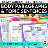 Topic Sentence and Body Paragraph: Essay Writing