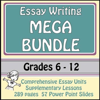 Preview of Essay Writing Mega Bundle